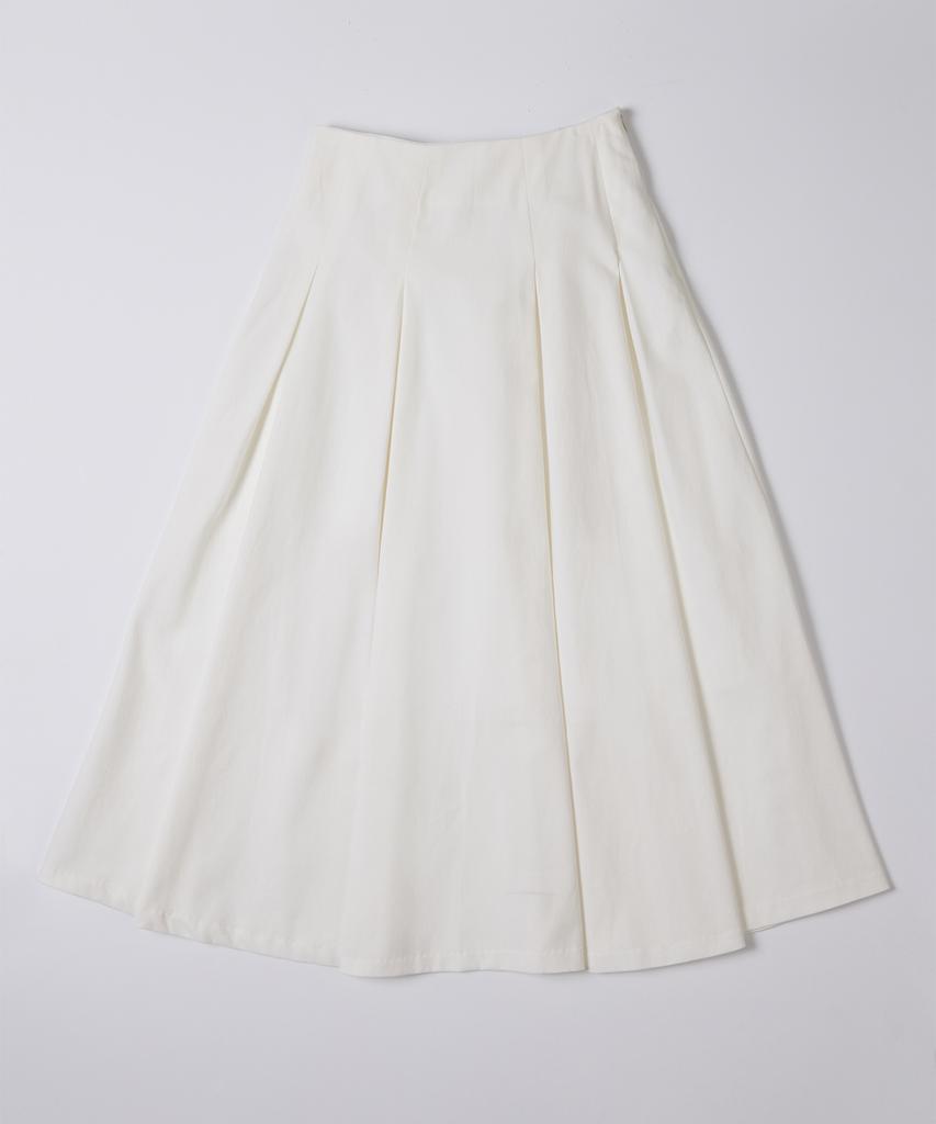 G And Gb Cotton Coconut Skirt_White