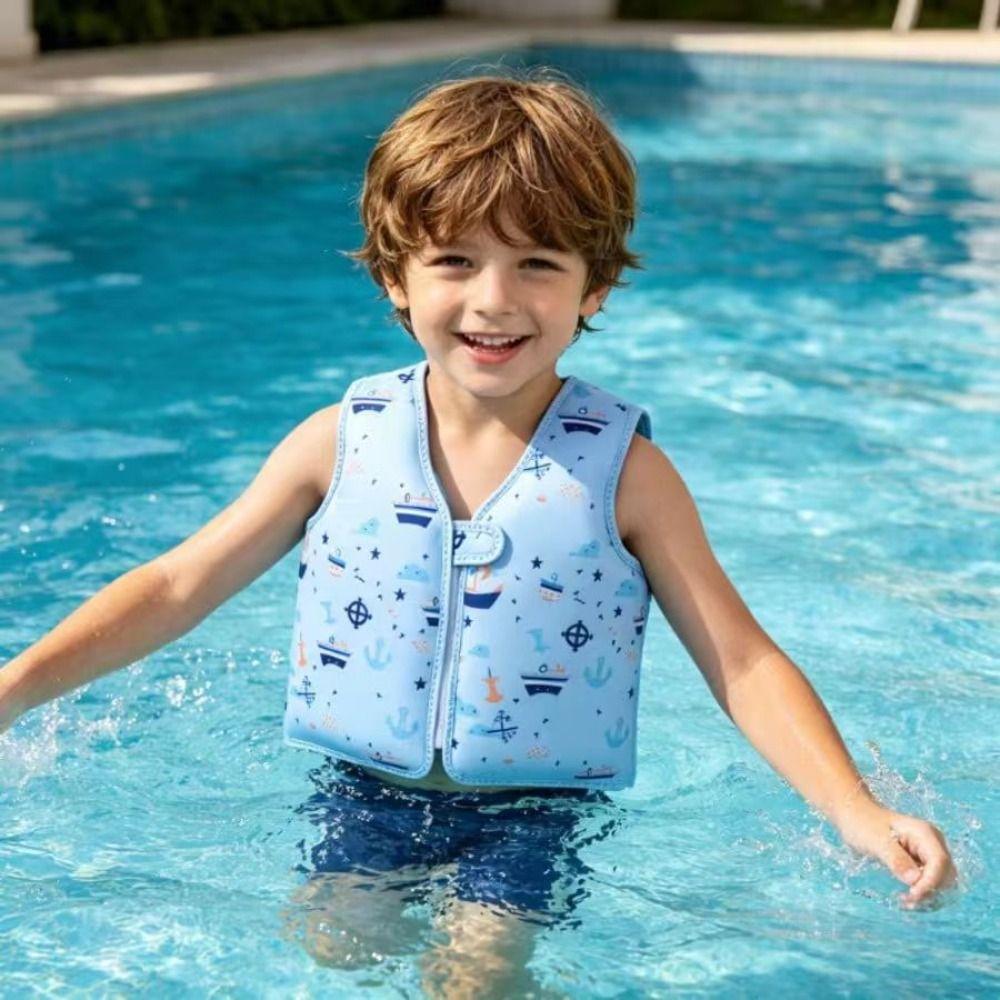 Not Falling Off Baby Swimming Jackets Anti Rollover Floating Vest Child Buoyancy Vest Child
