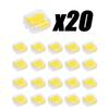 20pairs Soft Silicone Earplugs Waterproof Swimming Ear Plugs Reusable Noise Reduction Sleeping Ear Plugs Hearing Protection