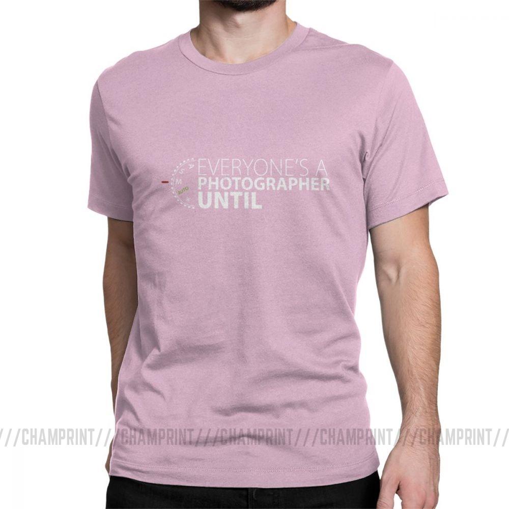 Everyone S A Photographer Until Men S T Shirt Manual Mode Funny Tee Shirt Short Sleeve