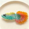 Korean Style Silver Arowana Shark Clip Acrylic Acetic Acid Hair Claw Guppy Hair Claw  Beach