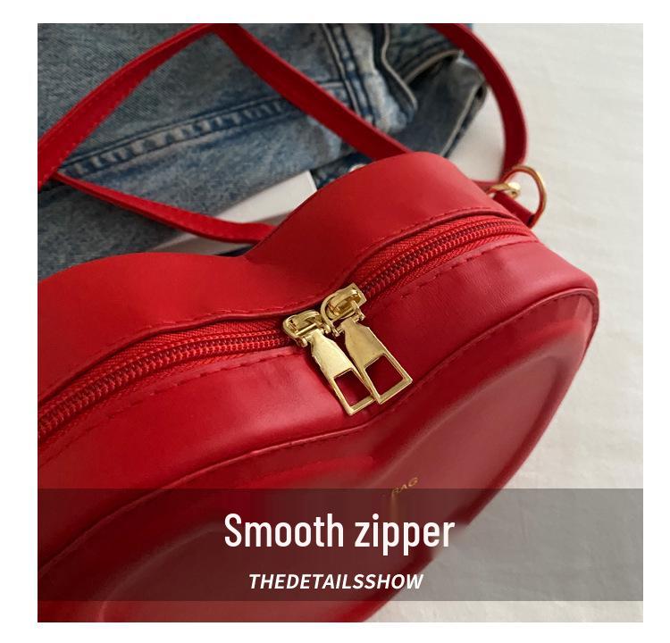 Women's 2024 Heart-Shaped Crossbody Bag - Trendy, Cute, Mini Shoulder Bag for Girls