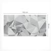 Protective Decorative Mat for Office Table Geometric Mosaic 100x50 cm