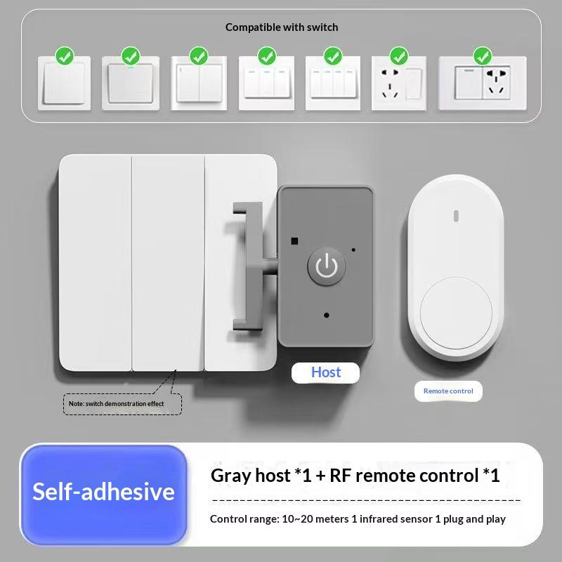 New Wireless Control Light Switch Off Tool Automatic Button Pusher Intelligent Usb Rechargeable Lazy Remote Control Switch