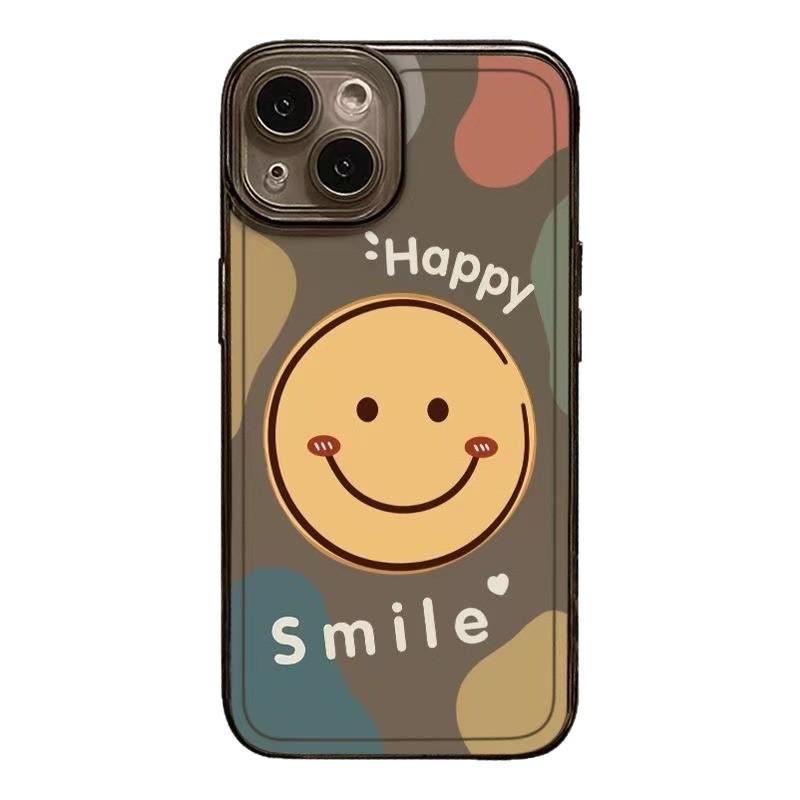 Apple iPhone 14 Pro Smiley Face Case - Drop-Proof, Full Coverage for 13, 15 Pro, 16, and 17 Models