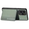 For Honor 200 Lite Case Carbon Fiber Texture Card Holder Leather Back Phone Cover