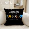 Music Anthrax Cushion Cover Pillowcase Set Pcs x x Breathable Washable Sofa Cushion Cover