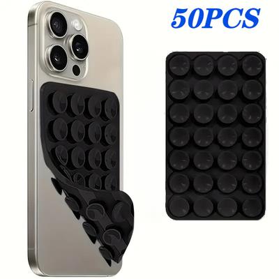 Square Silicone Suction Cup Cell Phone Tablet Luggage Suction Cup Universal Charger Leather Case Suction Cup Cell Phone Holder