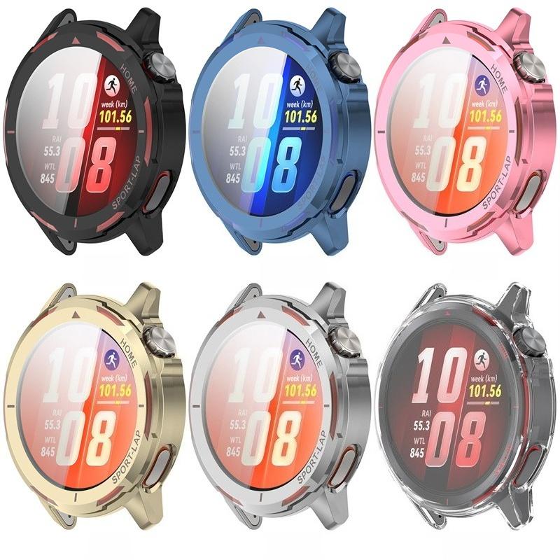 Full Protective Case Cover Shell For Huawei Watch GT Runner 2 Replacement Accessories Frame Soft Cases 360 TPU Screen Protective