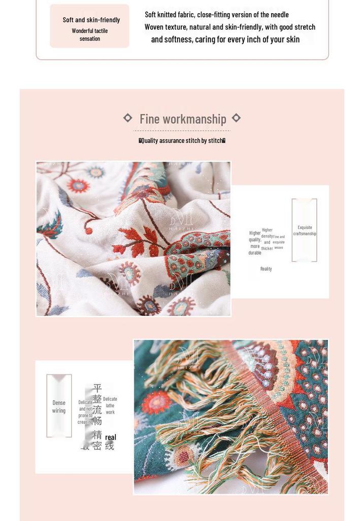 Pure Cotton Gauze Blanket - Four Seasons Nap & Air Conditioning Use