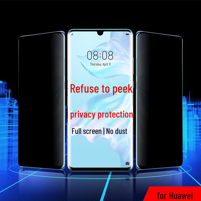 Privacy Screen Protector for Huawei Enjoy 20/Honor 30 - Full-Screen High-Transparency Anti-Peeping Tempered Glass Film for X10MAX