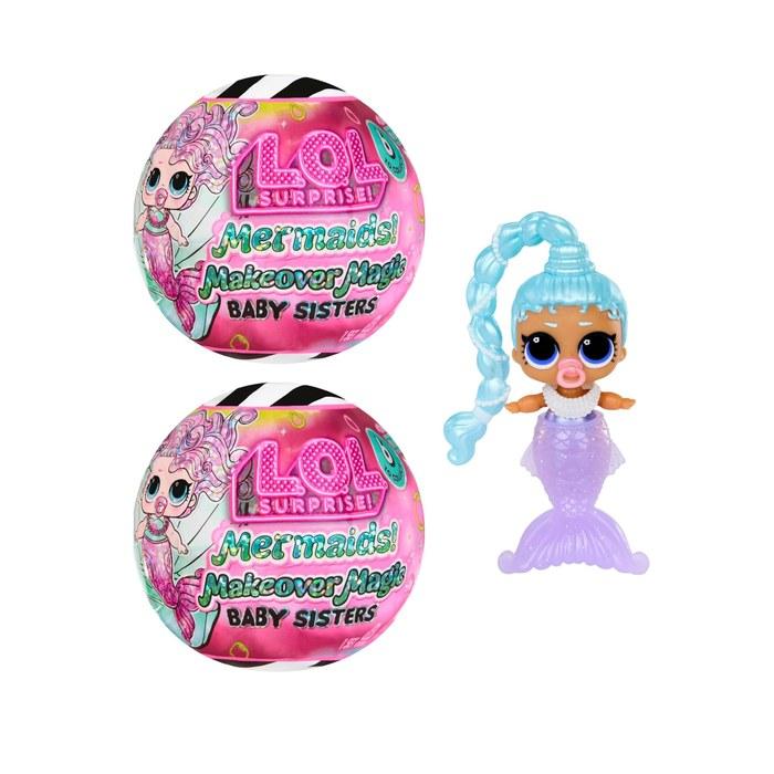 L.O.L. Surprise! Mermaid! Transformation Magic Baby Sisters 2-Pack Multicolor One Size