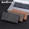 Baellerry RFID Anti Theft Protection Card Holder for Men Vintage Design Long Wallets Business Fashion Coin Purse Cash Bags GZW