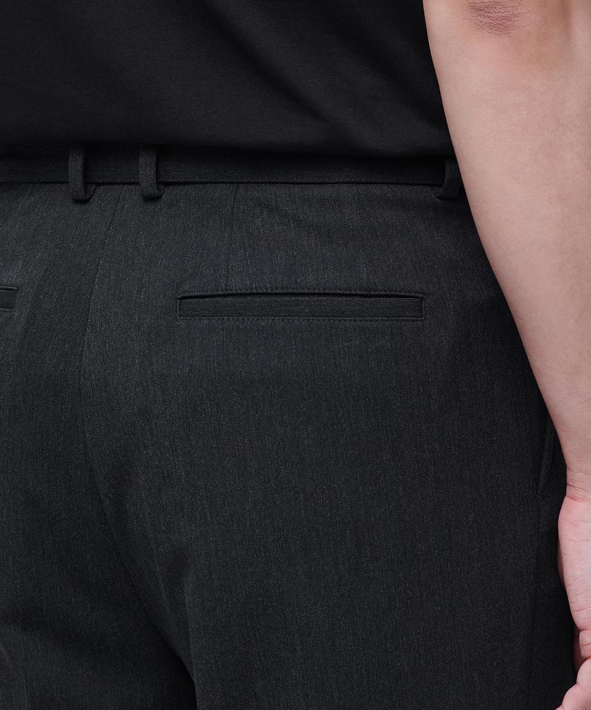 MUSINSA STANDARD Real Wide Belted Slacks [Charcoal Gray]
