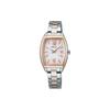 100 Meters Waterproof, Elegant Taste, Solar Quartz, Gold-plated Steel Strap, , Women's Watch, White Dial SWFH126