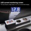 Auto-Zigarettenanzünder-Splitter-Steckeradapter Schnelllade-Dockingstation Innenzubehör für Volkswagen VW Golf 7 Mk7 7.5