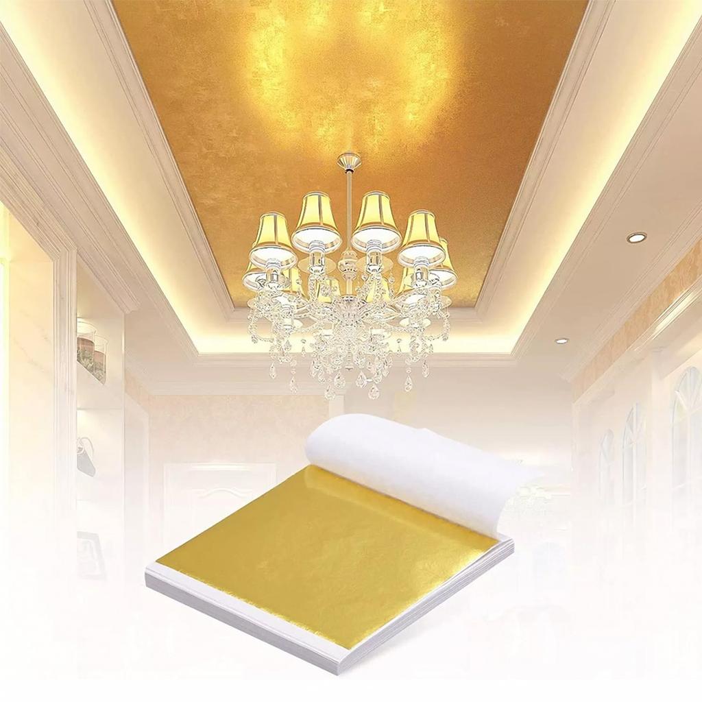 Small Gold Foil Sheets for Painting, Resin Crafts Random Designs