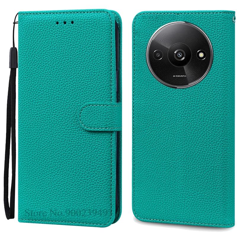 Pro Redmi A3 Pouzdro Kožené Peněženkové Vyklápěcí Pouzdro Pro Xiaomi Redmi A3 Kryt Ochranné Fundas Coque Pro Xiaomi Redmi A3 A 3 Pouzdro na Telefon