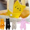 Zipper Closure Zippered Mini Wallet Canvas Small Change Pouch Cute Portable Wallet Bag  Daily Use