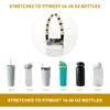 For 16-40 Oz Bottles Elastic Hand-Woven Flower Design Water Bottle Accessories