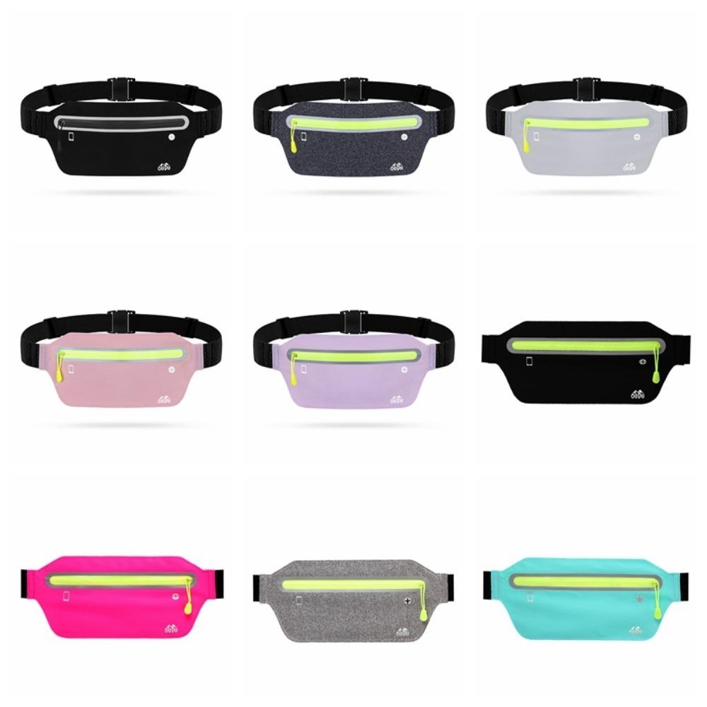 High Elastic Sport Mobile Waist Bag Close Fitting Sports Phone Bag Running Waist Bag  Men Women