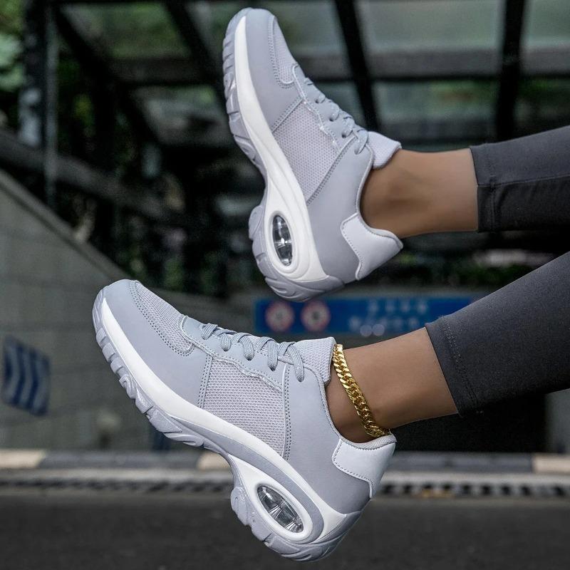 Outdoor Lightweight Shoes Casual Walking Thick Sole Platform Ladies zapatillas de mujer Sneakers