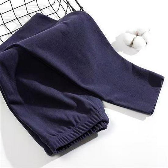 Herren Nahtlose Fleecegefütterte Warme Basisschicht Leggings - Samt, Einlagig, Haus- und Schlafbekleidung.