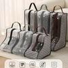 1/1/1/1 Pieces Of Thousand Bird Grid Shoe Storage Bag Transparent Dustproof And Moisture-proof Shoe Boot Protective Cover