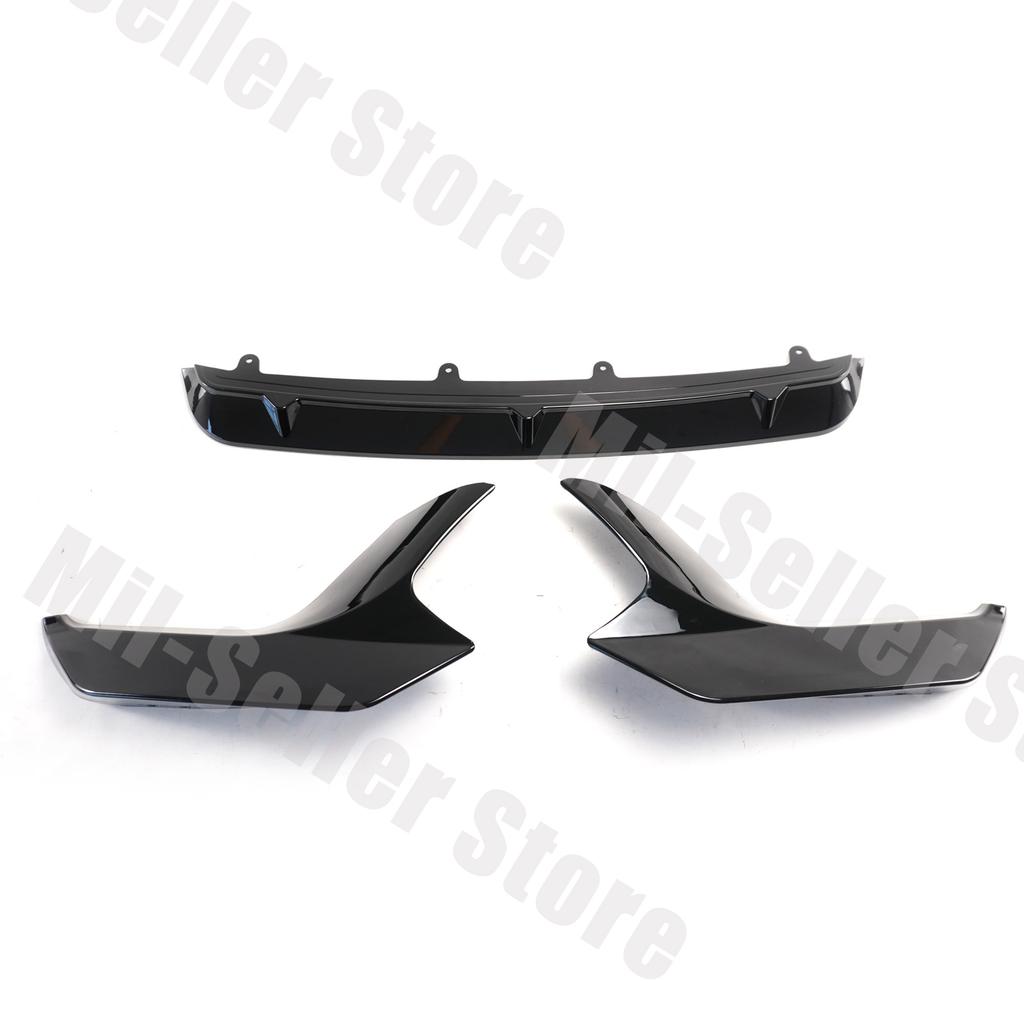 For BMW F87 M2 Competition 2016 2017 2018 2019 2020 Front Bumper Lip Car Accessories Spoiler Splitter Body Kit Glossy Black