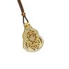 Gold shop style Chinese-style light luxury filigree pendant with diamonds, gourd-shaped Buddha for peace and protection, braided rope sweater chain,