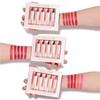 CmaaDu Velvet Matte Lipstick Set: 5-Piece True Red Moisturizing Gloss for European & American Makeup.