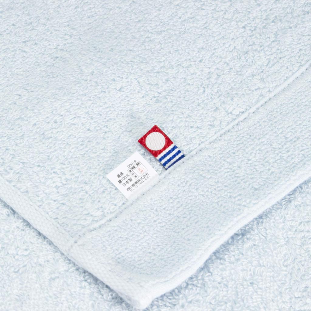 Nishikawa Imabari Bath Thick and Made In TT16000081B Towel, Hotel-Quality, 100% Cotton, Slender, Japan, Blue,