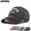 Retro Washed Cross-Stitch Embroidery Duckbill Baseball Cap - Unisex Distressed SWIFTIE Sun Hat