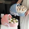 3 Pcs Rocking Egg Carton Gift Box Hamper for New Moms - Fruit, Flowers, and Floral Arrangement Packaging Box