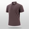 Premium Brand Men's Quick-Dry Golf Polo Shirt with Stand-Up Collar - High-End Design