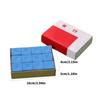 12Pcs Snooker Billiard Chalk Pool Cue Tip Square Powder Billiard Cue Tip Chalk Indoor Sport Snooker Accessories