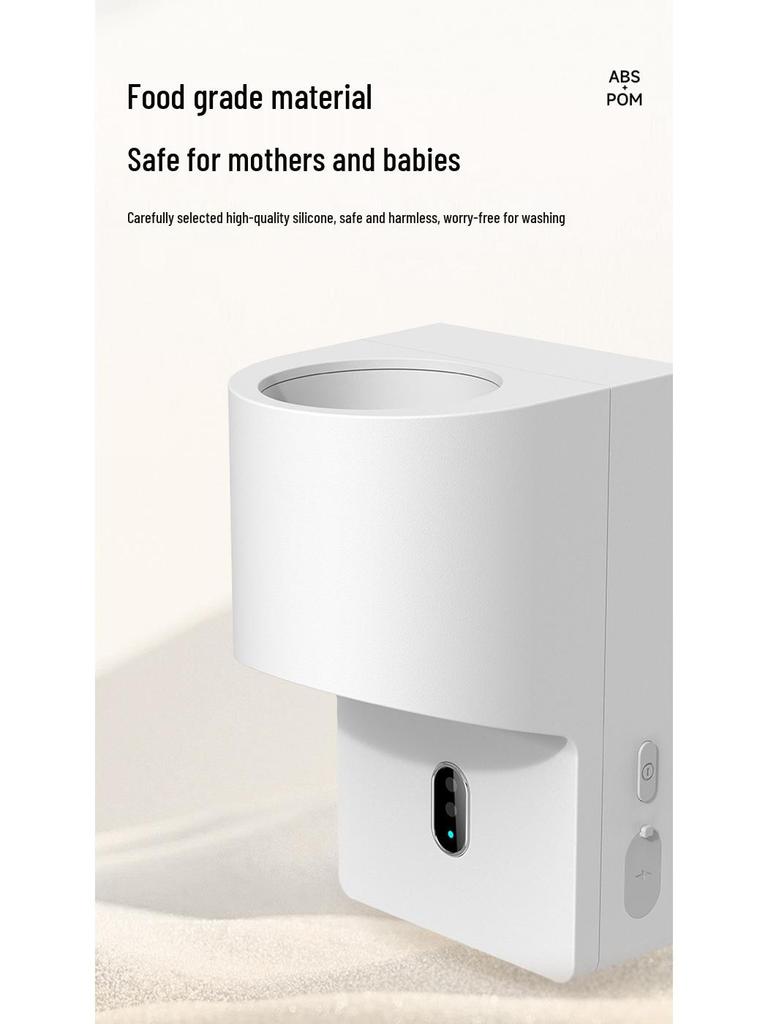 Smart Infrared Sensor Toothpaste Dispenser & Easy-Clean Wall-Mounted Toothbrush Holder