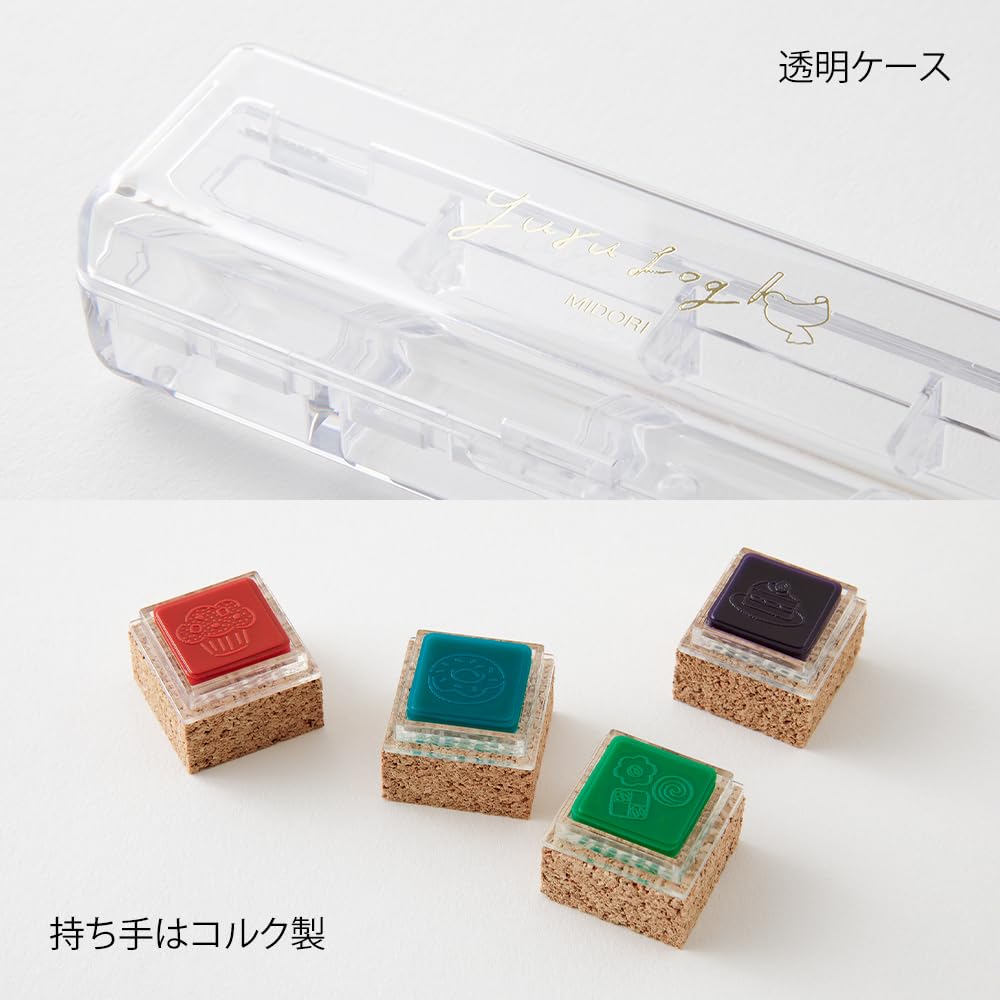 Midori Yurulog Stamp, Sweets Pattern, 35615006