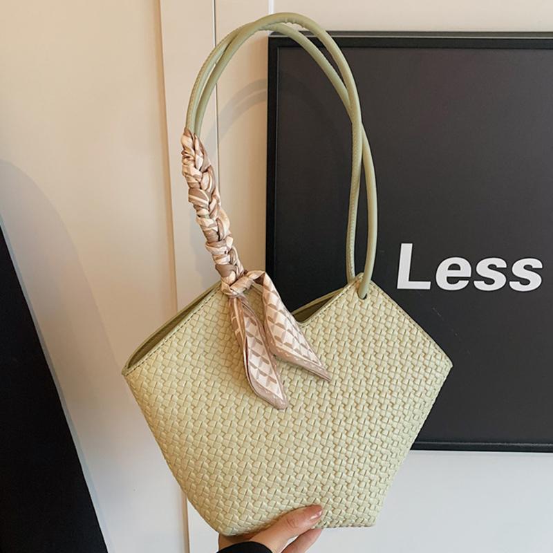 PU Leather Bags for Women Handmade Knitting Bags Handwoven Female Bags Shoulder Bags Luxury Brand Fashion New