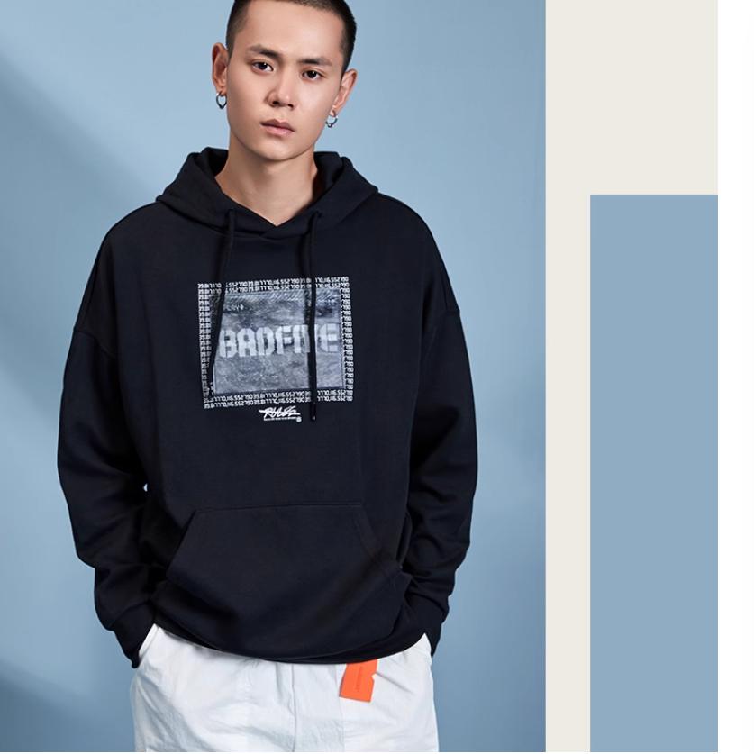 Li Ning Badfive Sweatshirt Men's Black AWDP359-2