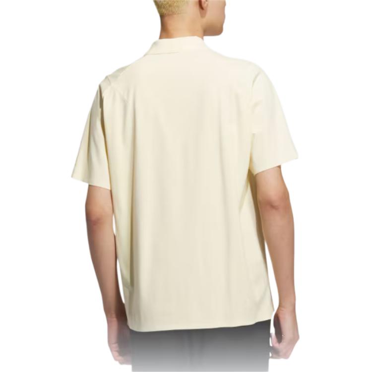 adidas SS25 Polo Shirt Men's Warm Vanilla JM0981-