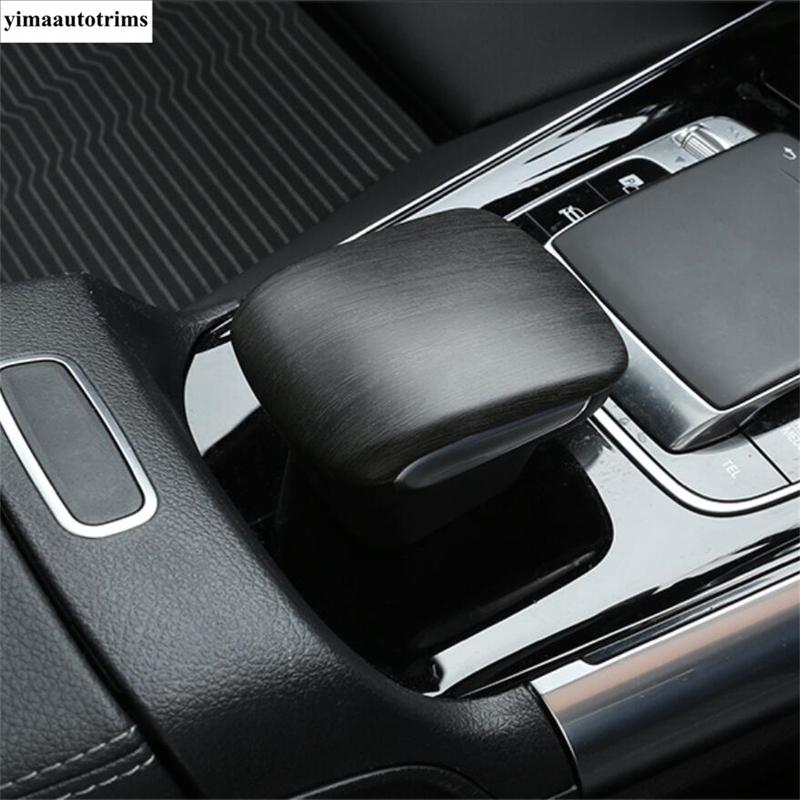 Car Gear Shift Knob Head Handle Cover Trim Accessories Interior For Mercedes Benz W247 GLB200 GLB180 GLA200 EQB EQA  - 2024