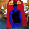 Comics S-Shut-t L-Line-ee Throw Flannel Cozy Print Blanket, Portable, Durable Machine Washable Cute Cool