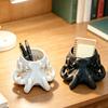 Organizzatore da scrivania polpo stampato in 3D, Scultura di polpo estetica scura, Carino contenitore porta tentacoli, Regalo di compleanno unico, Decorazione per specchiera, ingresso