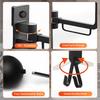 Motorcycle Helmet Holder Wall Mount Aluminum Helmet Hanger With Hooks Gloves Coats Storage Rack for Motorcycle Bike Helmets