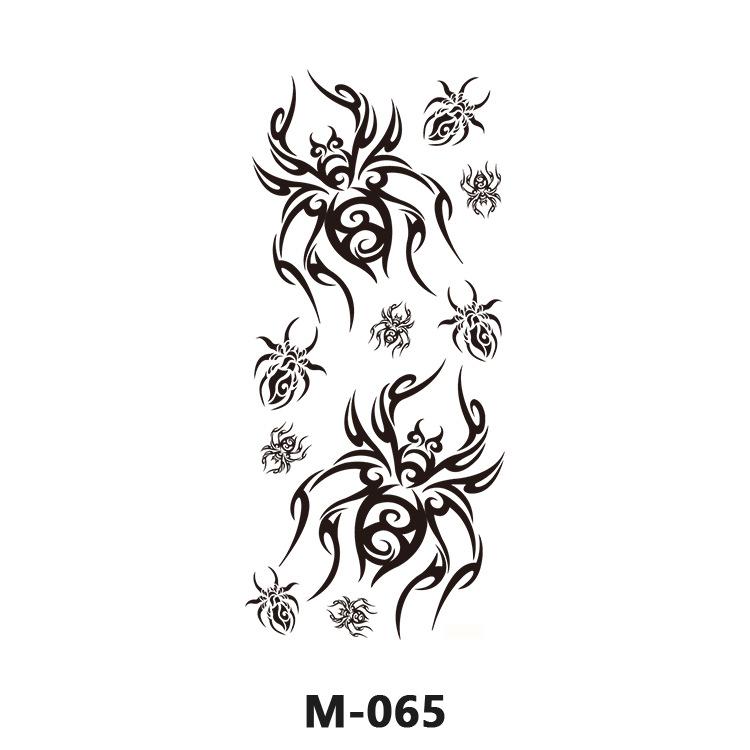 Customize Wolf Dragon Spider Scorpion Animal Temporary Tattoo Designs for Man