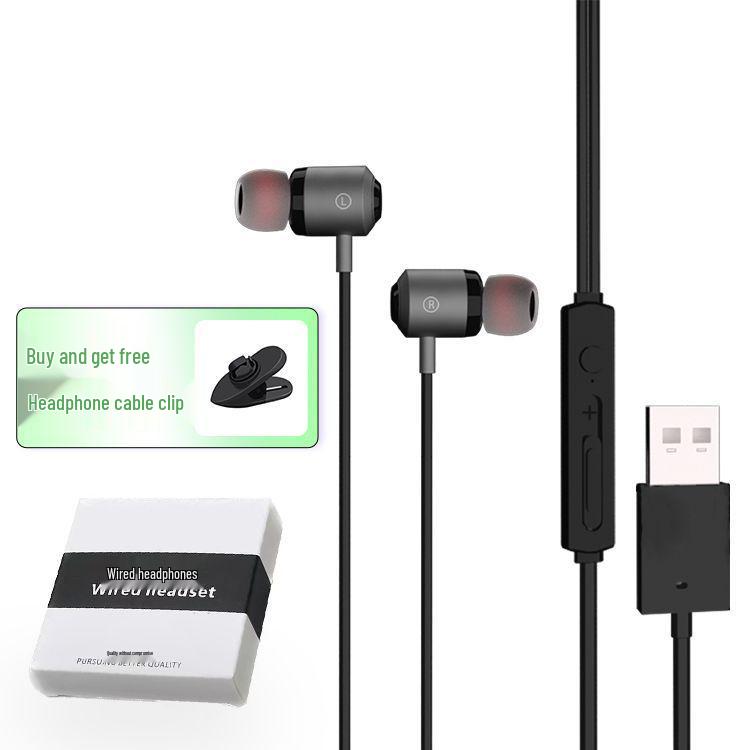 Wired In-Ear Headphones with Microphone, 3m Cable, Great for Live Broadcasts and Monitoring