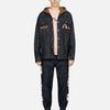 EVISU Denim Jackets Men's Denim Blue Hooded Moderate Straight Fit 2EAHTM3SJ7020RXCL