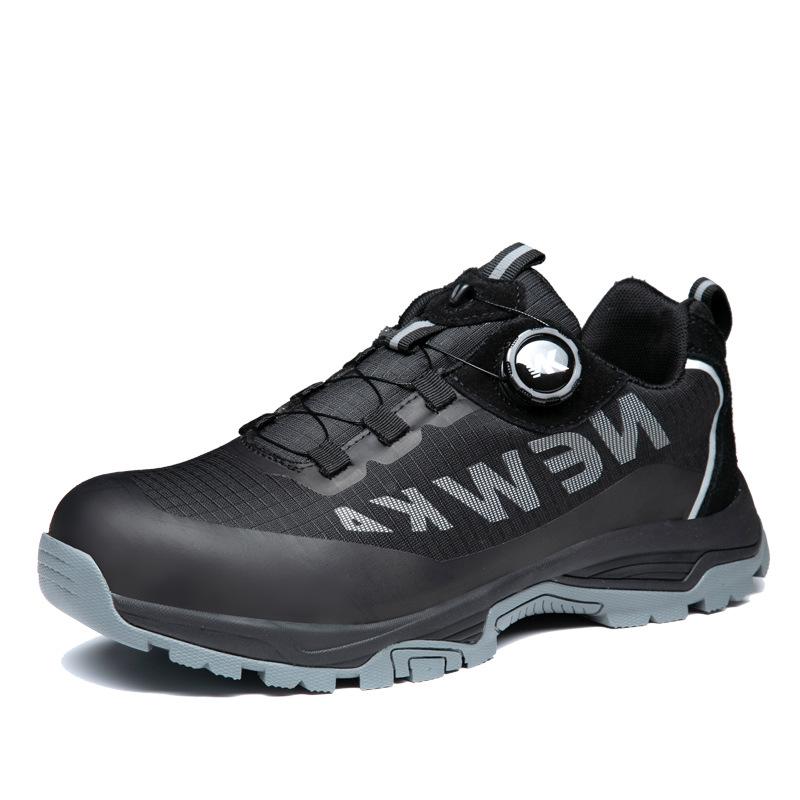 Steel Toe Cap Safety Shoes: Men’s Anti-Smash, Anti-Puncture, Slip-Resistant, Wear-Resistant, Year-Round Protection.