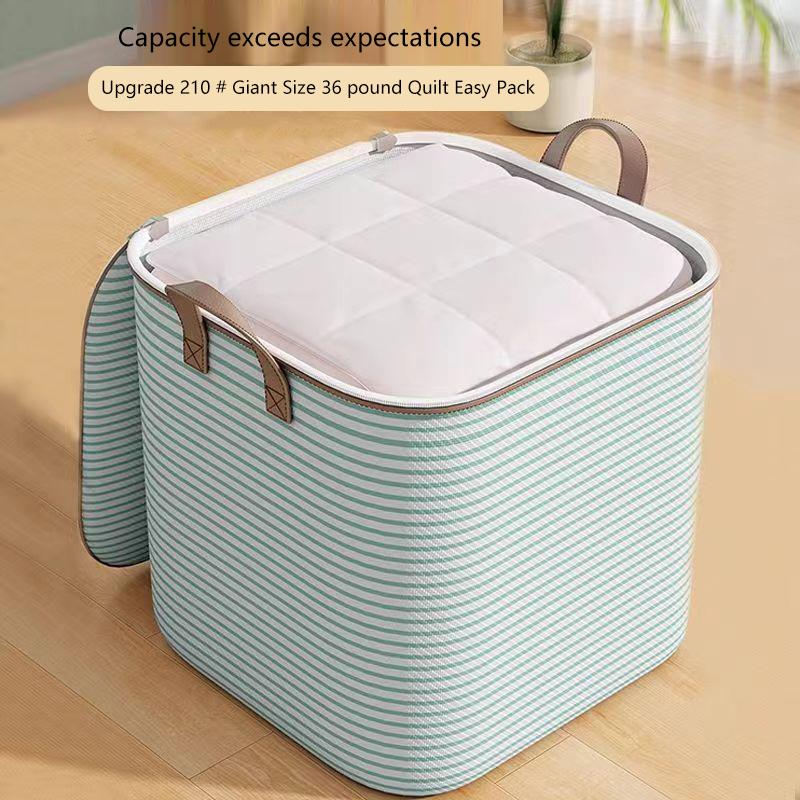 1 Peça Bolsa de Armazenamento Doméstico de Grande Capacidade Material Não Tecido Organizador de Guarda-Roupa Pode Ser Usado Para Edredom Roupas Brinquedos